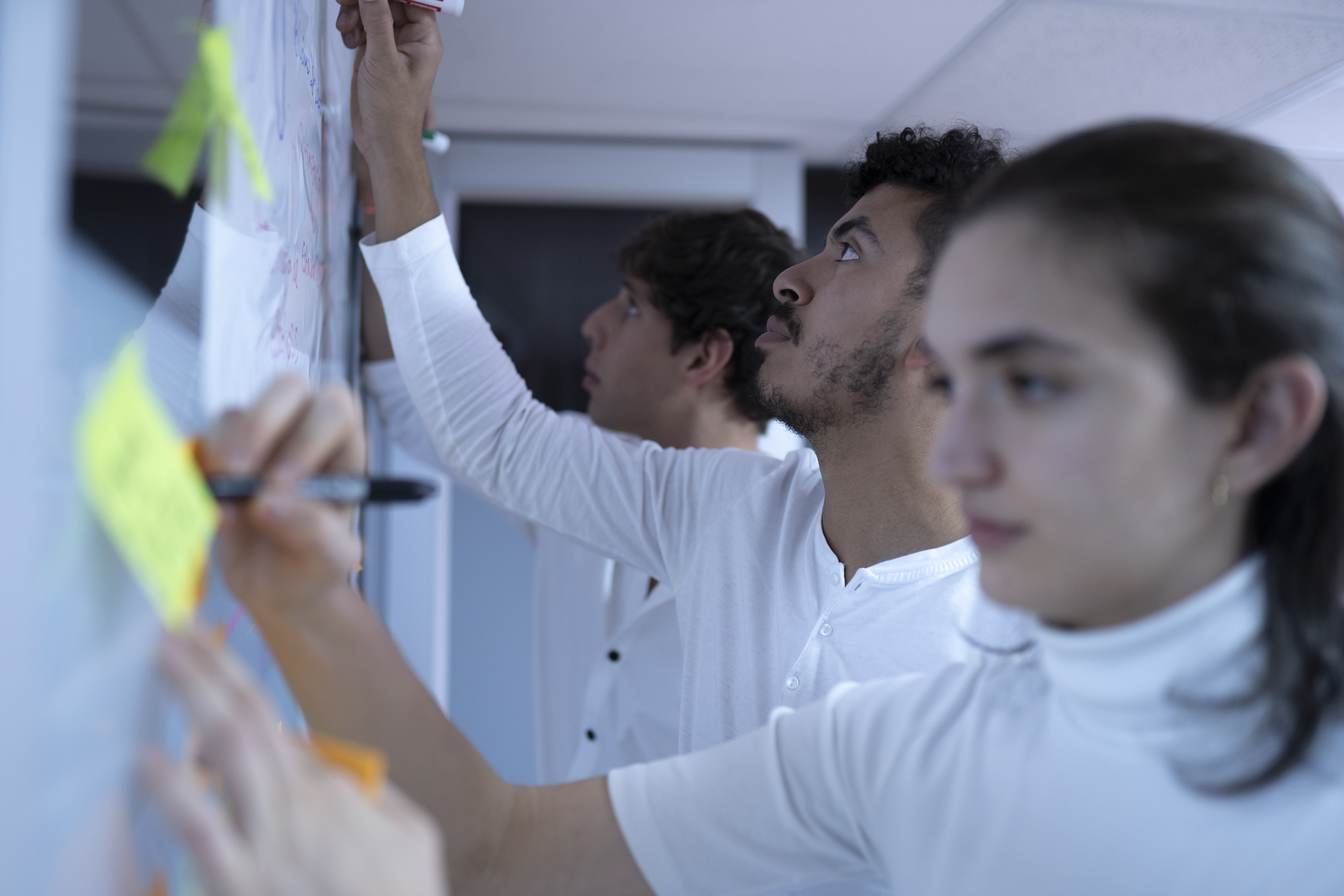 Health Engineering Design team — whiteboard session