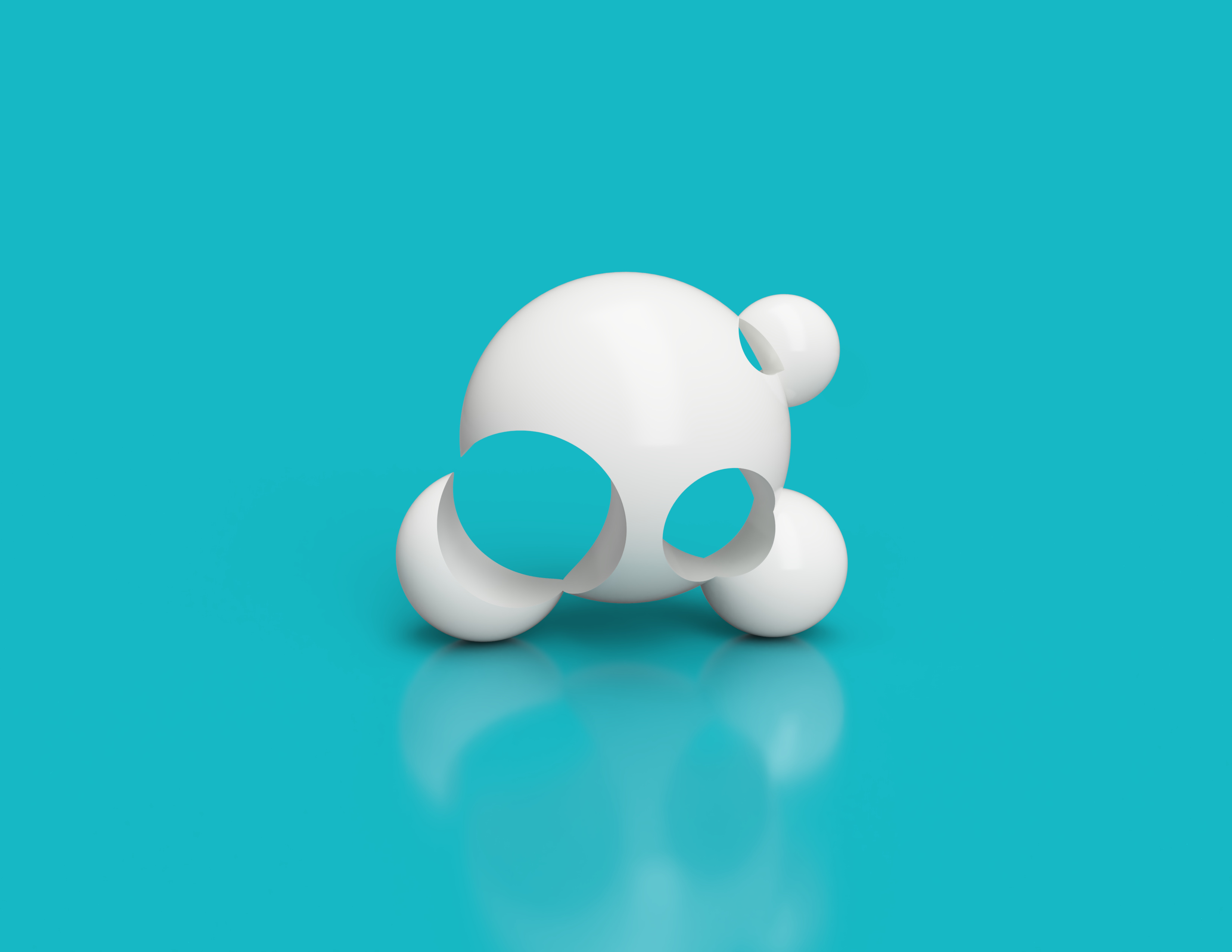 HED — 3D render of the Health Engineering Design logo mark